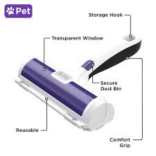 BLACK+DECKER reusable pet hair remover roller